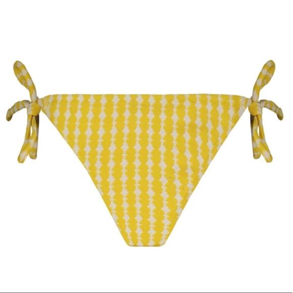 🔥HP🔥 NWT LemLem Zala Printed Side Tie Bikini Bottom. Yellow. Medium - Picture 4 of 10